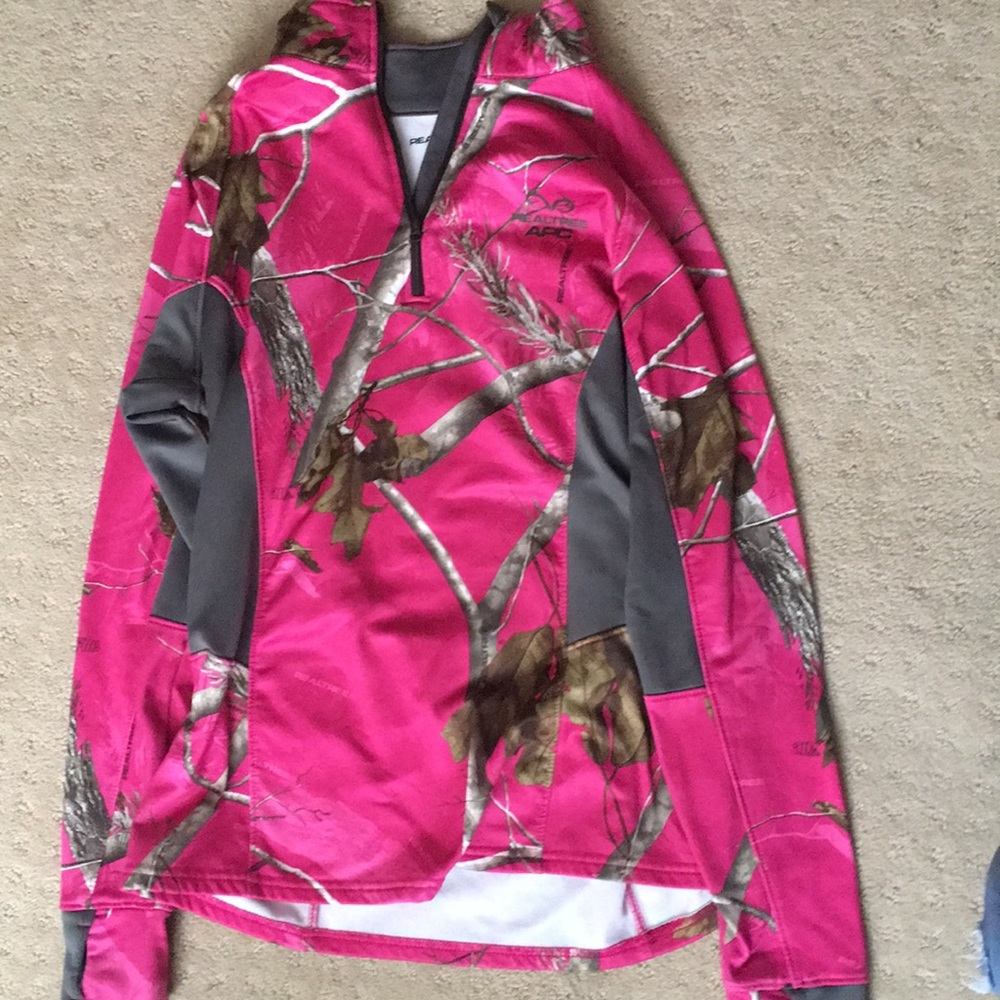 Thermal camo quarter zip